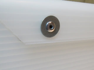Connecting Corrugated Plastic Sheets with Pop Rivets