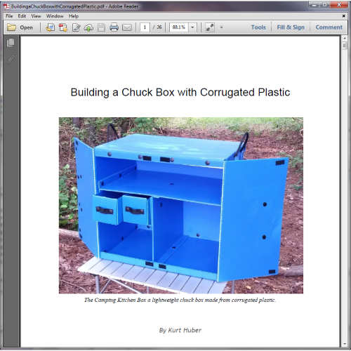 Buy Plans for the CKB Chuck Box